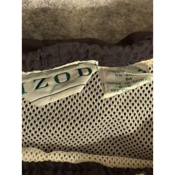 Men's Vintage IZOD Faded Black Swim shorts Size Medium - Picture 3 of 7
